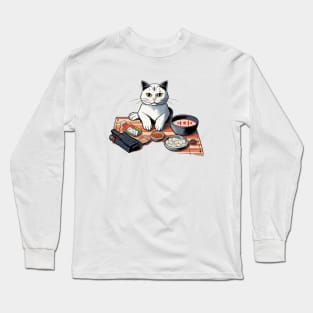 Sushi Cats: Adorably Purrfect T-Shirt for Cat and Sushi Lovers! Long Sleeve T-Shirt